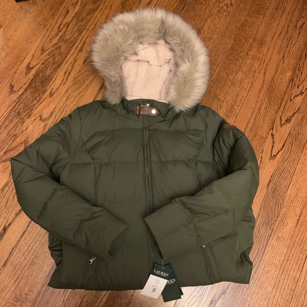 Lauren Ralph Lauren Litchfield Loden Down Jacket